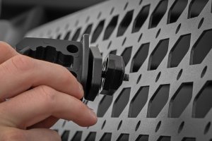 Molle Panel Mounting Kit - Rough Country - Aluminum, Pair - Black